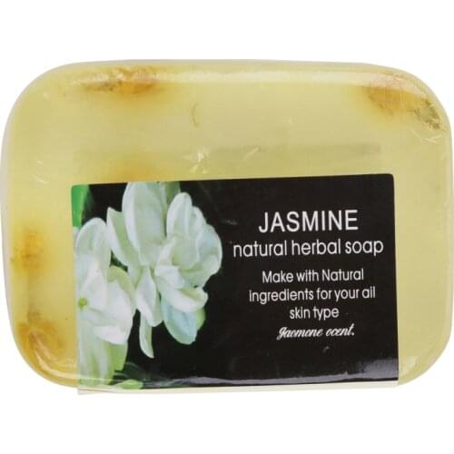 90g Natural Jasmine Flower Essential Oil Handmade Soap Aromatherapy Fragrant Face Skin Cleansing Moisturizing Whitening Nourishi