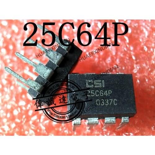 1Pieces new Original CAT25C64P CSI25C64P 25C64P DIP-8 In stock real picture