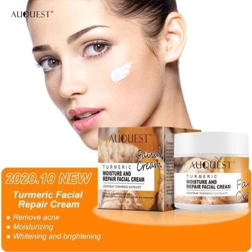 50ml Brightening Face Cream Turmeric Facial Cream Lightening Against Acne Remover Cream Moisturizing Skin Care Cream