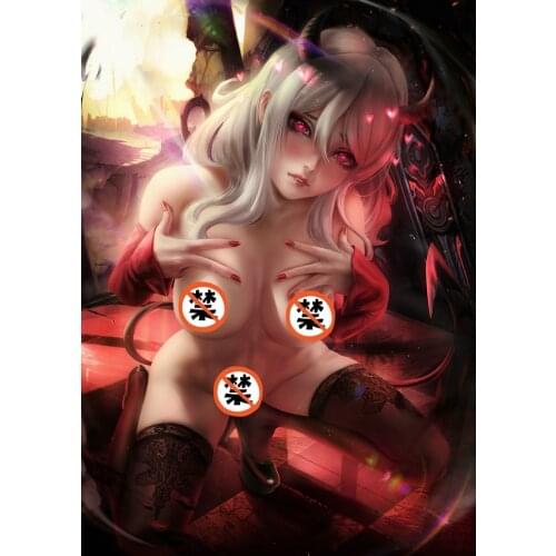 Print silk or canvas Anime Modeus sexy lady art poster 16x24 24x36 inch custom living room bedroom decorative painting