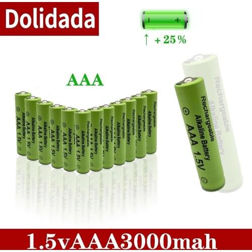 AAA 3000mAh 1.5V Brand Battery Alkaline AAA rechargeable battery for Remote Control Toy light Batery