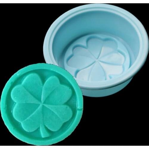 Lucky Clover Silicone Cake Mold Soap Mold Handmade Soap 3d Flower Crafts Diy Kitchen Baking Cake Decorating Tools