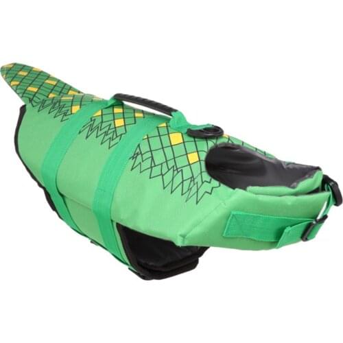 Dog Swimsuit Shark Pet Dog Life Vests Summer Pet Clothes Oxford Breathable Float Dog Life Jacket for Small Middle Large Dogs