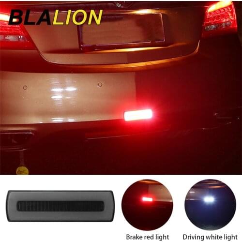 1set Car Brake Strip Light 12V LED Rear Tail Light Car DRL Daytime Running Light 40LED Warning Effect Flow Universal Strobe Lamp