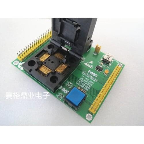 LPC1758/1756/1754/1752/1751 QFP80 IC testing seat Test Socket test bench block Aging seat