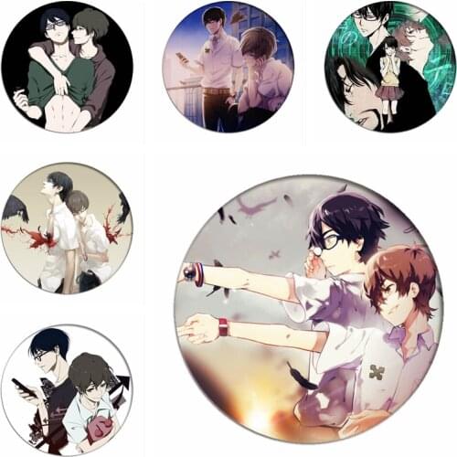 Zankyou no Terror Cosplay Backpack Badges Nine Brooch Icon Anime Collection Toys Bags Pins TWELVE Lisa Breastpin for Clothing