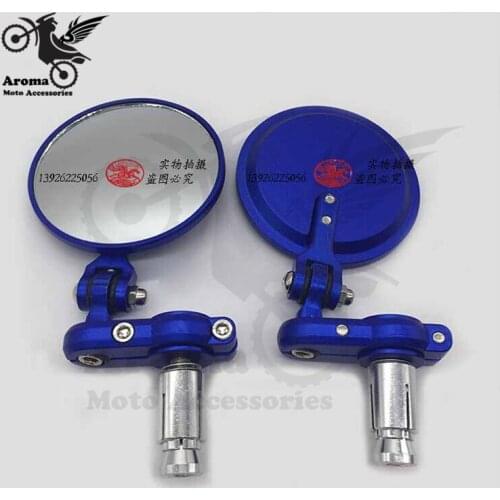 Brand CNC motorcycle bar end rearview mirror motorbike Rear view moto Bar End Rear Side Mirror Universal motocross ATV Off-road