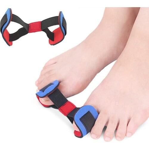 1pc Elastic Hallux Valgus Training Corrector Belt Pull Strap Toe Separator Big Toe Bunion Recovery Brace Splint