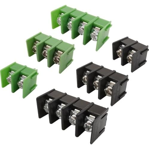 10Pcs/lot KF7.62-2P 3P 4P Terminals Straight Needle 7.62mm Pitch 2 Pin 3 Pin 4 Pin PCB Screw Terminal Block Connector
