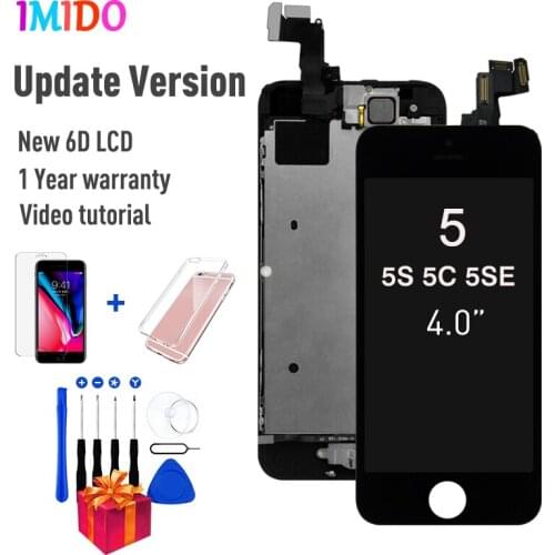 AAA+++ Complete Screen For iPhone 5 5S 5C SE LCD Display Touch Digitizer Assembly with Camera Speaker Home Button Full Set LCD