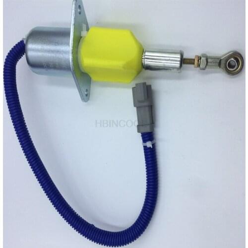 For Komatsu excavator Komatsu 300 350 360-7 flameout solenoid valve flameout switch 4063712 high quality accessories