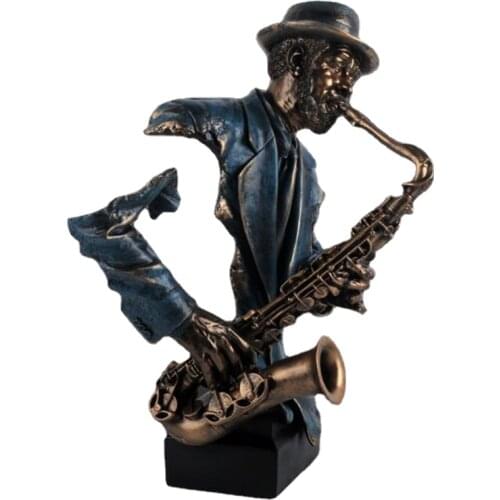 American Retro Music Ornaments Large Decorative Figures Living Room Bar Creative Nordic Statue Home Decoration Accessories Gift