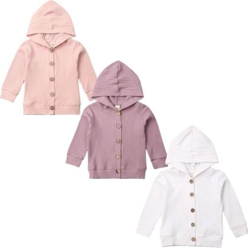 Baby Sweaters 2019 Autumn Infant Baby Girl Clothes Long Sleeve Knitted Coat Jacket Outwear Tops