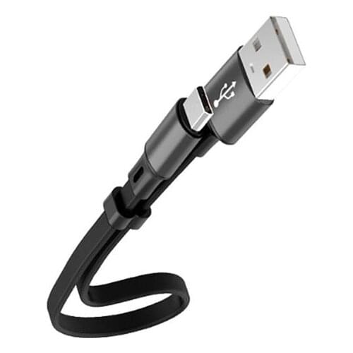 Portable Cable USB C Micro USB Charging/Sync Cable,(0.25m)Powerline Fast Charge Cable for iPhone, iPad,Huawei, HTC, LG, Samsung