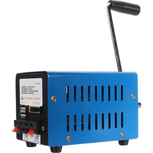 Hot sale High Power Dynamo Charger Portable Emergency Hand Power Hand Crank USB Charging Emergency Survival Hand Crank Generat