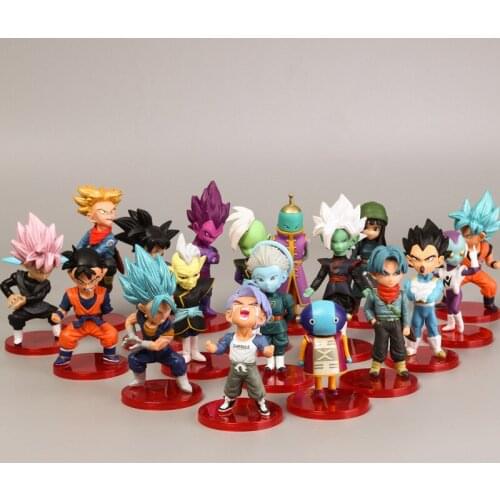 Bandai 18-piece Pvc Animation Peripheral Cartoon Hand Office Aberdeen 8cm Model Toy