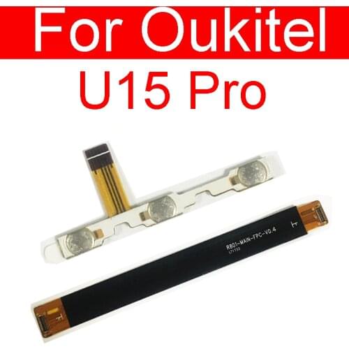 ON/OFF Power Volume Side Button Flex Cable For Oukitel U15 Pro MT6753 Octa Core 5.5 Inch Mainboard Motherboard Flex Ribbon