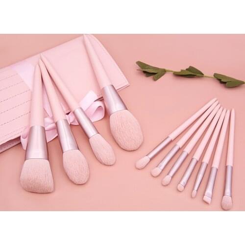 Makeup Brushes Pink Brush Set Powder EyeShadow Blending Eyeliner Eyelash Eyebrow Make Up Beauty Cosmestic Brushes