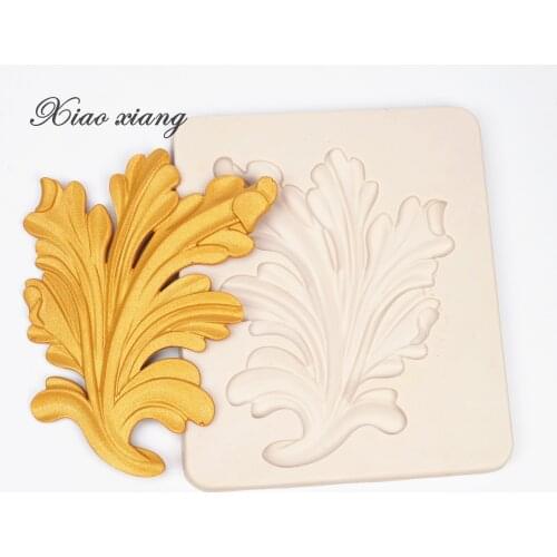 Luyou 1pcs European Relief Lace Mold Fondant Cake Molds Chocolate Mould for Kitchen Baking Silicone Decoration Mould FM1579
