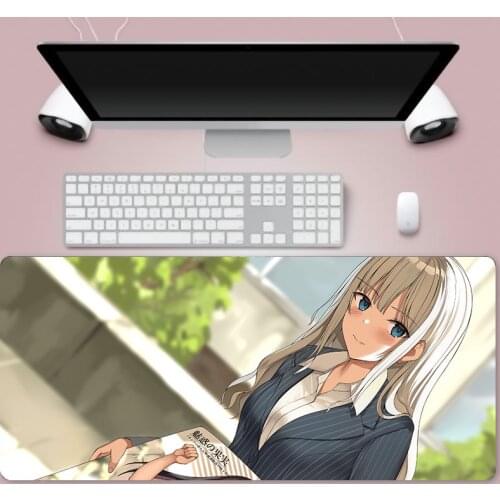Cool sexy girl keyboard mouse pad cartoon game computer computer accessories mouse pad rubber pad mouse computer mouse pad small