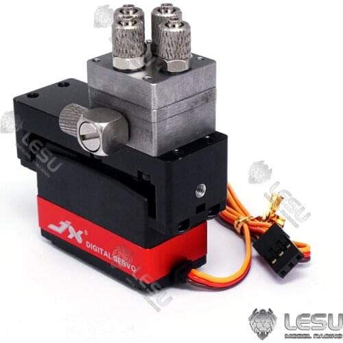 LESU Metal Directional Valve Servo for 1/14 RC Hydraulic Dumper Truck Loader DIY Model Forklift