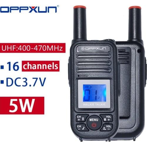 2pcs OPPXUN OPX A5 MINI Walkie Talkies Portable Ham Radio Station Long Range Telefon for Hunting Headset for Transceiver Telsiz