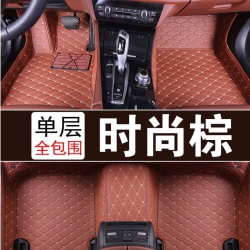 Myfmat foot rugs leather car floor mats for PEUGEOT 206 207 301 307 408 308 308S 508 407 607 3008 2008 4008 5008 307CC 206CC RCZ