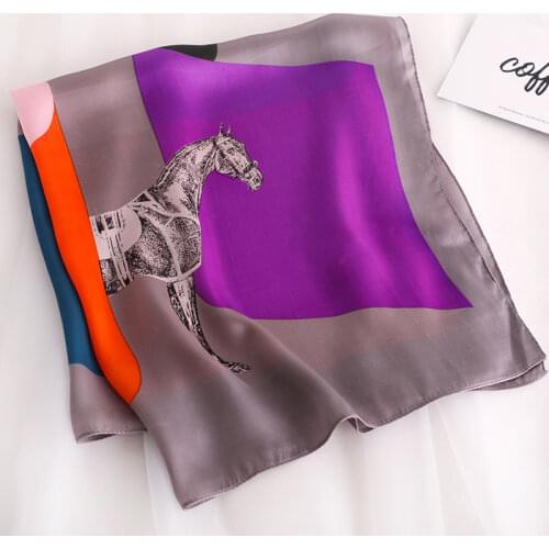 2021 New style headscarf spring and autumn womens fashion large square scarf lady Beach silk scarf Travel Butterfly print Shawl