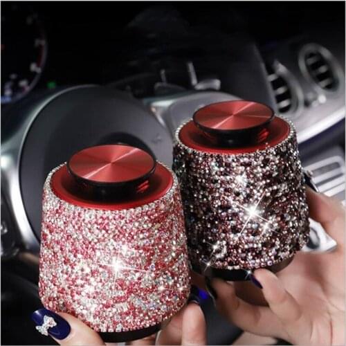 Car seat perfume creative diamond lady solid balm for home car interior fragrance decoration air freshener