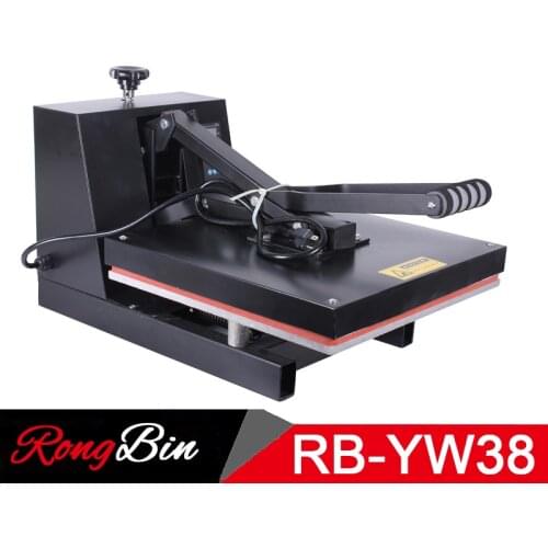 CE Certification High Pressure 38x38CM T-shirt Heat Press Machine Sublimation Transfer for Bag Case Puzzle Glass Wood Rock Photo