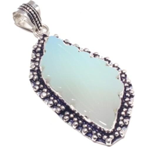Genuine Carved-Chalcedony Silver Overlay over Copper , Hand made Women Jewelry gift