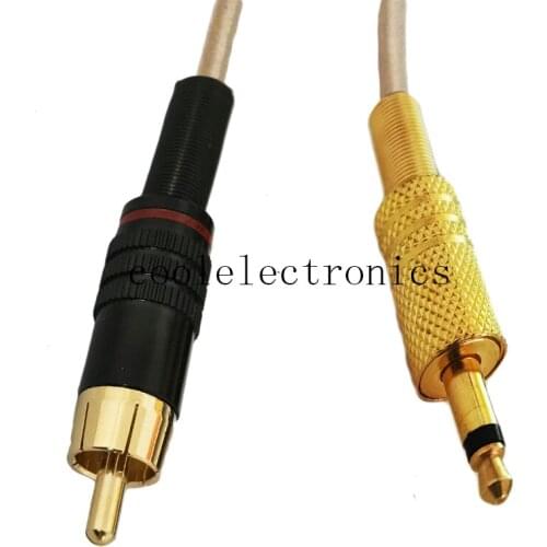 RCA Male Plug to 3.5mm Mono 1/8" Male Connector RF Extension Pigtail Cable RG316 50ohm 15/20/30/50cm 1/2/3/5/10m