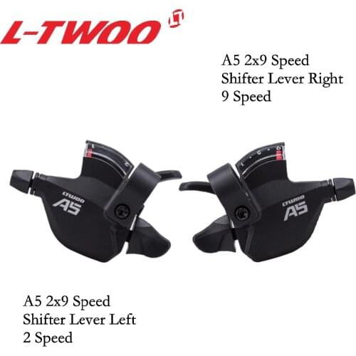 LWTOO A5 2x9 3x9 Speed Trigger shifter lever for MTB Mountain bike fat bike 18S 27S bicycle 2 speed 3 speed 9 speed deraillleur