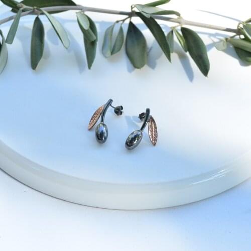 Handmade silver earrings free shipping from Turkey