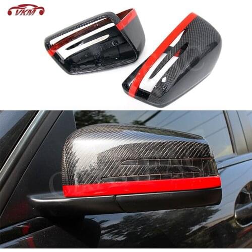 Replacement Style Carbon Fiber Rearview Mirror Covers For Mercedes A B C E S CLS GLK CLS Class W204 W212 W207 W176 W218 W117