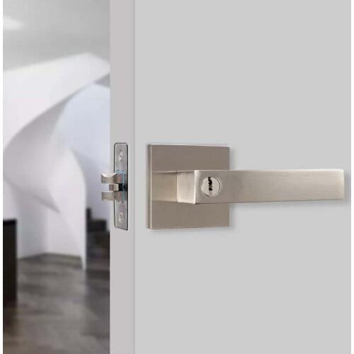 High grade zinc alloy handle lock three bar ball door lock bedroom bathroom bathroom furniture hardware accessories