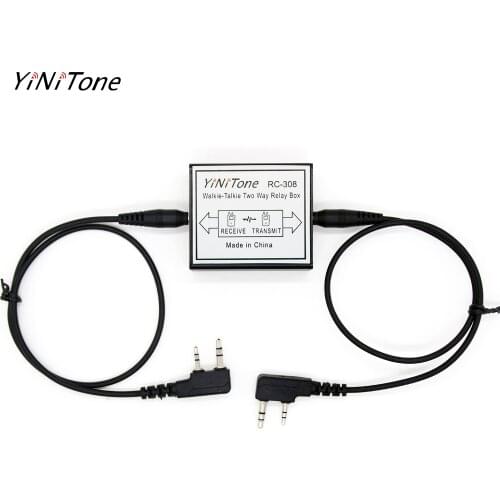 Yinitone RC-308 Two Way Radio Relay Walkie Talkie Repeater Box K Port For Two Handheld Radio Baofeng UV-5R BF-888S KENWOD TYT