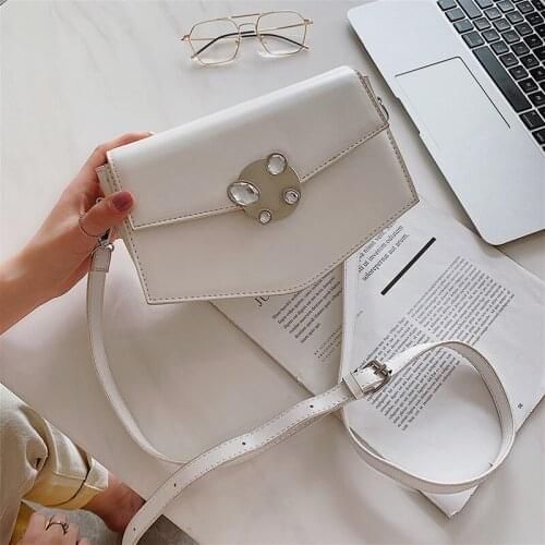 Discount womens shoulder bag high quality PU Messenger bag outdoor shopping travel phone bag crystal girl wallet large capacity