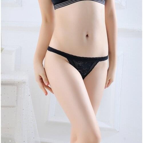 Panties Women Open Crotch Hallow Out Erotic Lingerie Low Waist Crotchless Panties Women panties for sex Lace Perspective Sexy