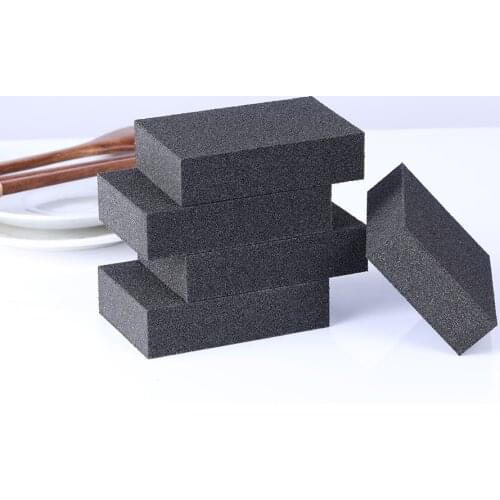 1/4pcs Removing Rust Cleaning Cotton Sponge Eraser Kitchen Gadgets Accessories Descaling Clean Rub Pot Kitchen Tool Sponge Magic