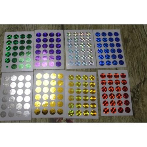 1cm Hologram Hole Reinforcer Stickers