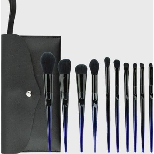 10 PCS Makeup Brush Beauty Tools Eye Shadow Brush Eyebrow Professional Brush Foundation Brush Travel Portable New 2021