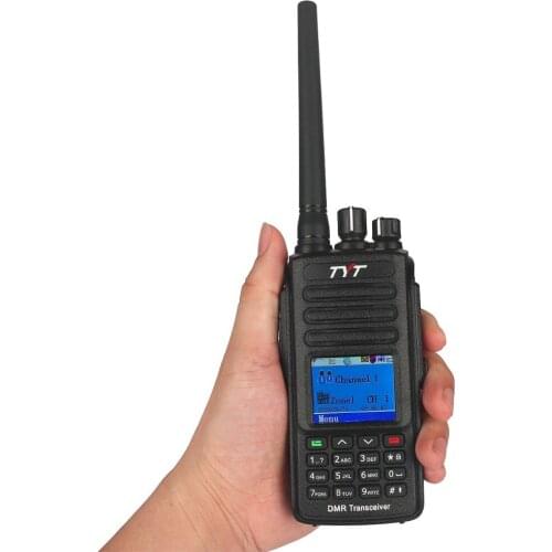 2PCS/LOT Upgrade Version TYT MD-390 UHF 400-480mhz Waterproof IP67 DMR Digital Walkie Talkie/Two Way Radio with GPS for Factory