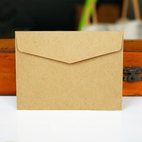200pcs Mini Blank Kraft Paper Bags Wedding Birthday Party Invitation Gift Envelope Candy Biscuit Bags Packing Popcorn Bag
