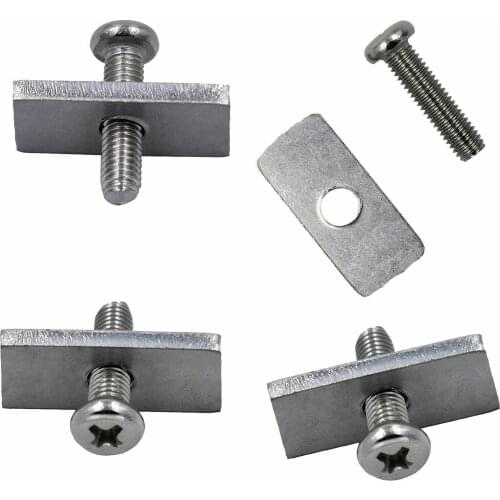 4 Sets Kayak Rail/Track Screws & Track Nuts Hardware Gear Mounting Replacement