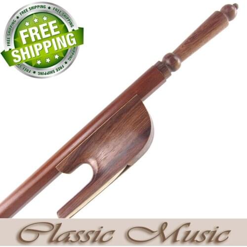 African Blackwood Baroque Cello Bow with Long Screw (4/4), Good Mongolian Horse Hair