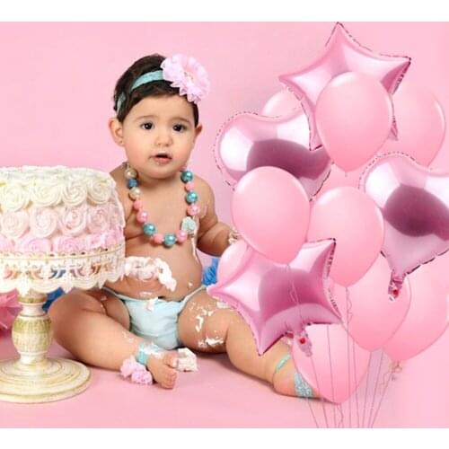 Staraise 14pcs Foil Balloons Birthday Party Decorations For Kids Happy Birthday Balloon Baby shower Boy And Girl Party Supplies