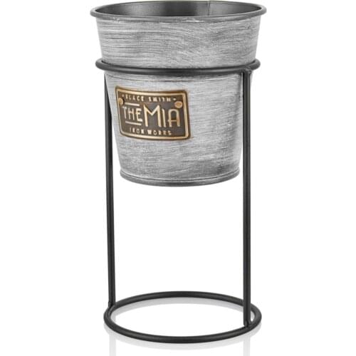 The Mia Garden Plant Flowers For Decorative Accessory Underwear Outdoor Use Available Iron Pedestal Pot 30 Cm