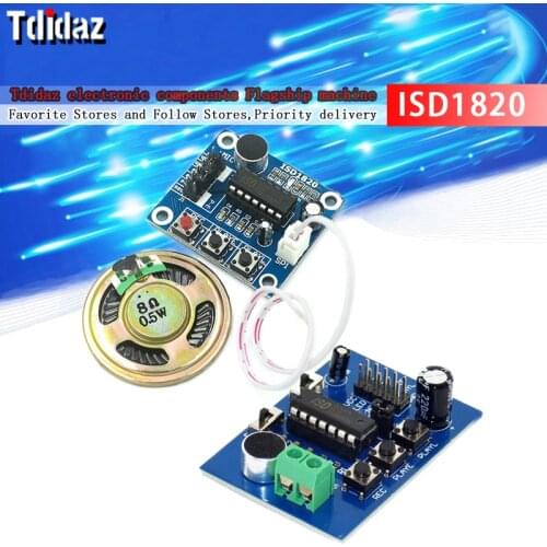 ISD1820 Voice Recording Recorder Module With Mic Sound Audio Loudspeaker