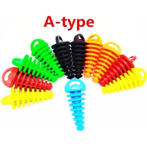 Motorcycle pitbike Exhaust Pipe Plug Silencer Muffler Wash for SUZUKI GSXR750 GSXR1000 GSXR600 GSXR750 GSX-S1000 F AB